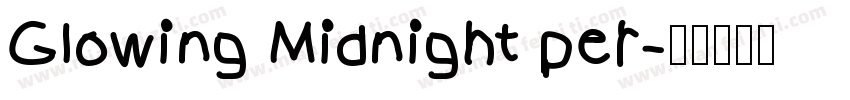 Glowing Midnight per字体转换